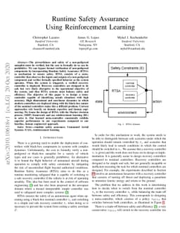 Runtime Safety Assurance Using Reinforcement Learning