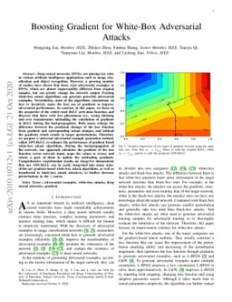 Boosting Gradient for White-Box Adversarial Attacks
