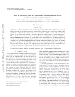 Study of star clusters in the M83 galaxy with a convolutional neural
  network