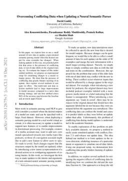 Overcoming Conflicting Data when Updating a Neural Semantic Parser