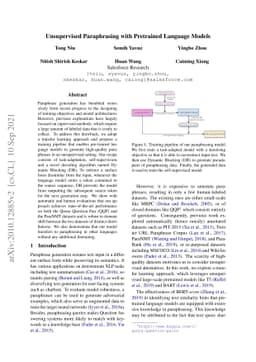Unsupervised Paraphrasing with Pretrained Language Models