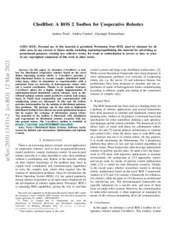 ChoiRbot: A ROS 2 Toolbox for Cooperative Robotics