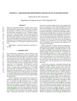 VoteNet++: Registration Refinement for Multi-Atlas Segmentation