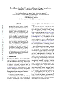 Event Detection: Gate Diversity and Syntactic Importance Scoresfor Graph
  Convolution Neural Networks