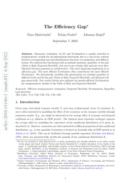 The Efficiency Gap