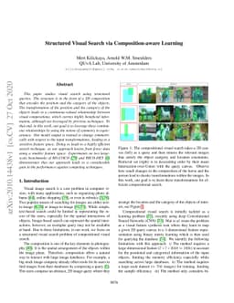 Structured Visual Search via Composition-aware Learning