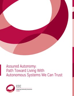 Assured Autonomy: Path Toward Living With Autonomous Systems We Can
  Trust