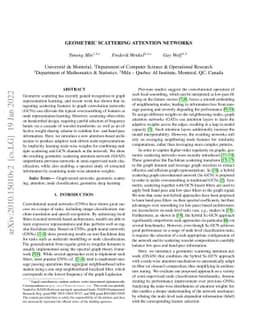 Geometric Scattering Attention Networks