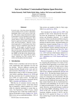 Fact or Factitious? Contextualized Opinion Spam Detection