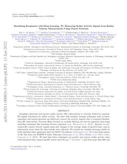 Identifying Exoplanets with Deep Learning. IV. Removing Stellar Activity
  Signals from Radial Velocity Measurements Using Neural Networks