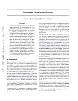 Inter-domain Deep Gaussian Processes