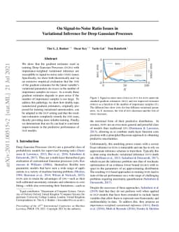 On Signal-to-Noise Ratio Issues in Variational Inference for Deep
  Gaussian Processes