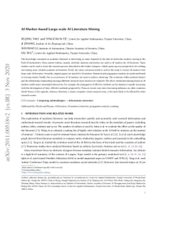 AI Marker-based Large-scale AI Literature Mining