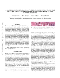 A Dilated Residual Hierarchically Fashioned Segmentation Framework for
  Extracting Gleason Tissues and Grading Prostate Cancer from Whole Slide
  Images
