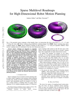 Sparse Multilevel Roadmaps for High-Dimensional Robot Motion Planning