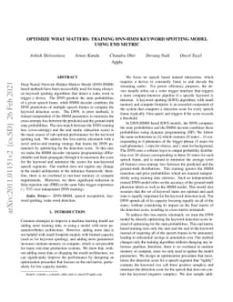 Optimize what matters: Training DNN-HMM Keyword Spotting Model Using End
  Metric