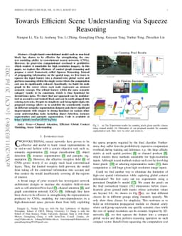Towards Efficient Scene Understanding via Squeeze Reasoning