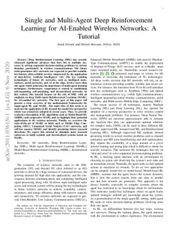 Single and Multi-Agent Deep Reinforcement Learning for AI-Enabled
  Wireless Networks: A Tutorial