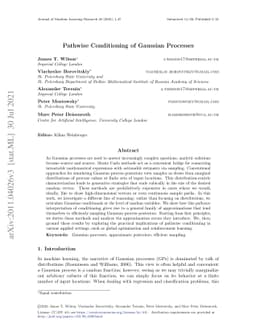 Pathwise Conditioning of Gaussian Processes