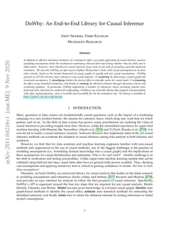 DoWhy: An End-to-End Library for Causal Inference