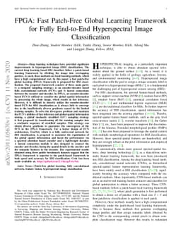 FPGA: Fast Patch-Free Global Learning Framework for Fully End-to-End
  Hyperspectral Image Classification