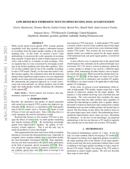 Low-resource expressive text-to-speech using data augmentation