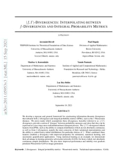 $(f,Γ)$-Divergences: Interpolating between $f$-Divergences and
  Integral Probability Metrics