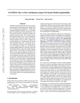 GANMEX: One-vs-One Attributions Guided by GAN-based Counterfactual
  Explanation Baselines