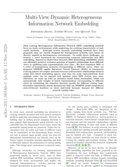 Multi-View Dynamic Heterogeneous Information Network Embedding