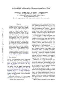 RethinkCWS: Is Chinese Word Segmentation a Solved Task?