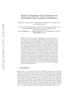 Domain Adaptation Gaze Estimation by Embedding with Prediction
  Consistency