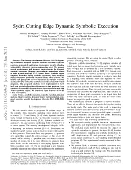 Sydr: Cutting Edge Dynamic Symbolic Execution