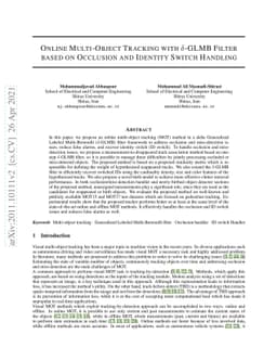 Online Multi-Object Tracking with delta-GLMB Filter based on Occlusion
  and Identity Switch Handling