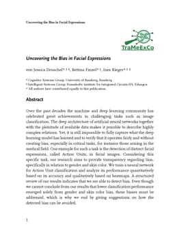 Uncovering the Bias in Facial Expressions