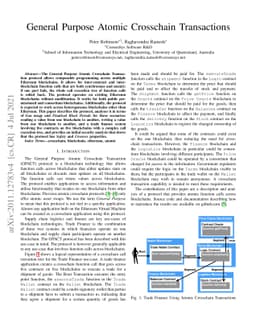 General Purpose Atomic Crosschain Transactions