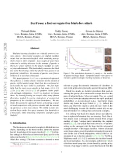 SurFree: a fast surrogate-free black-box attack