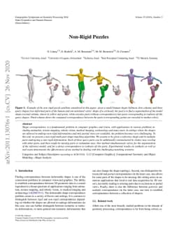 Non-Rigid Puzzles