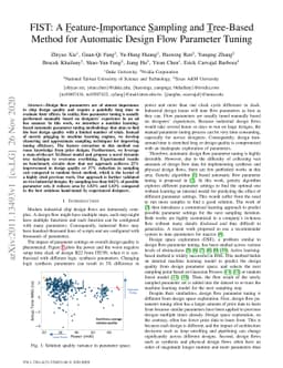 FIST: A Feature-Importance Sampling and Tree-Based Method for Automatic
  Design Flow Parameter Tuning
