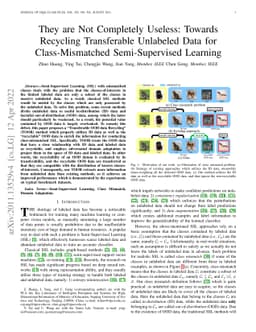 They are Not Completely Useless: Towards Recycling Transferable
  Unlabeled Data for Class-Mismatched Semi-Supervised Learning