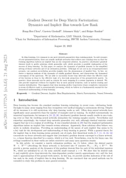 Gradient Descent for Deep Matrix Factorization: Dynamics and Implicit
  Bias towards Low Rank