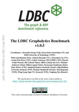 The LDBC Graphalytics Benchmark