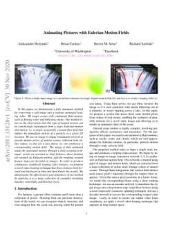 Animating Pictures with Eulerian Motion Fields
