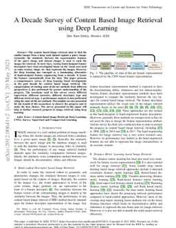 A Decade Survey of Content Based Image Retrieval using Deep Learning
