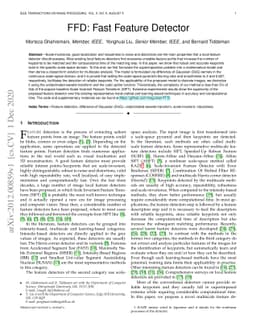 FFD: Fast Feature Detector