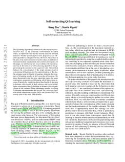 Self-correcting Q-Learning