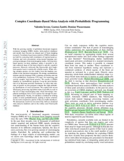 Complex Coordinate-Based Meta-Analysis with Probabilistic Programming