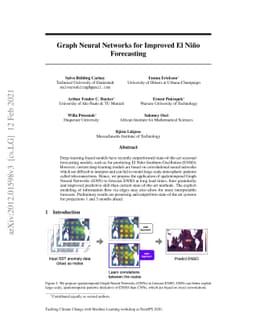 Graph Neural Networks for Improved El Niño Forecasting