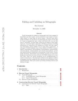 Folding and Unfolding on Metagraphs