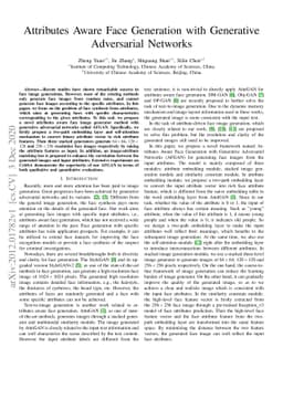 Attributes Aware Face Generation with Generative Adversarial Networks