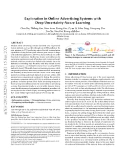 Exploration in Online Advertising Systems with Deep Uncertainty-Aware
  Learning